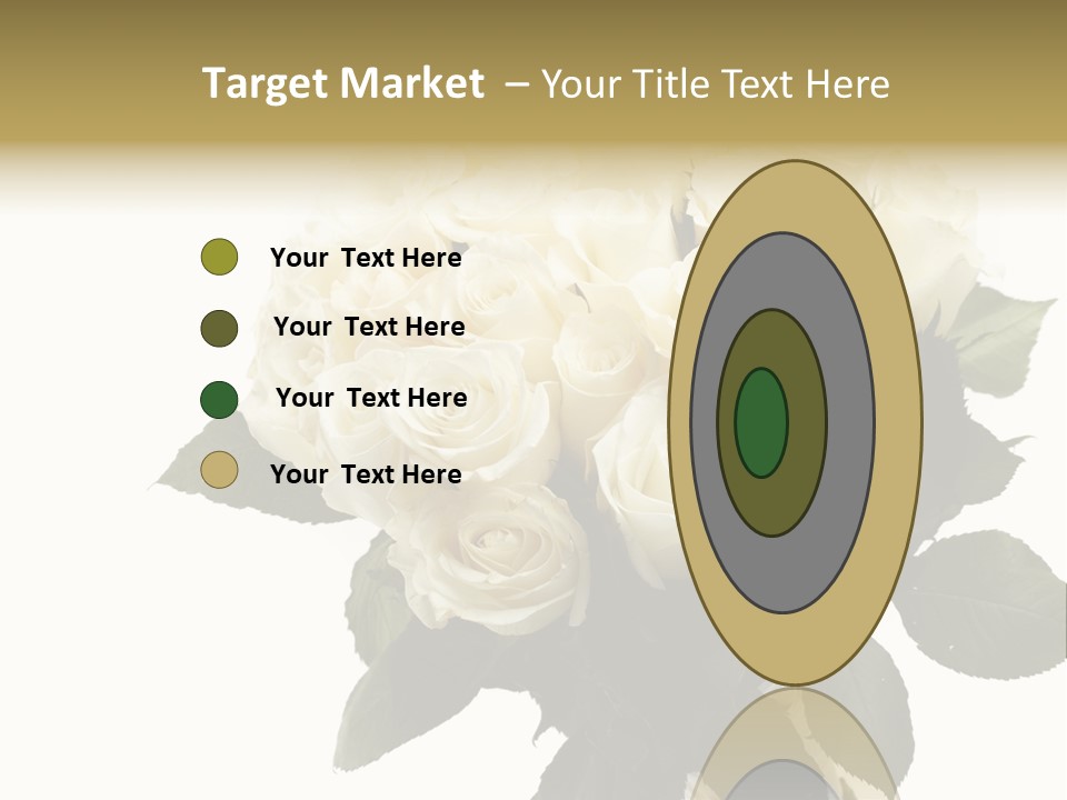 Rose Spring Bud PowerPoint Template