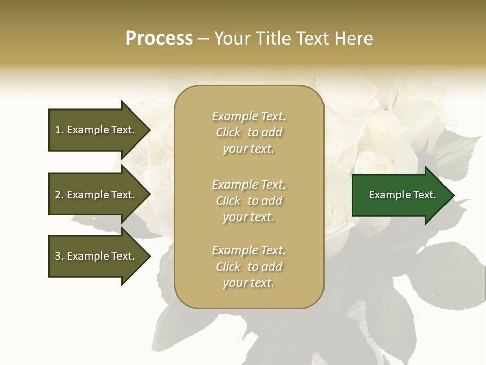Rose Spring Bud PowerPoint Template