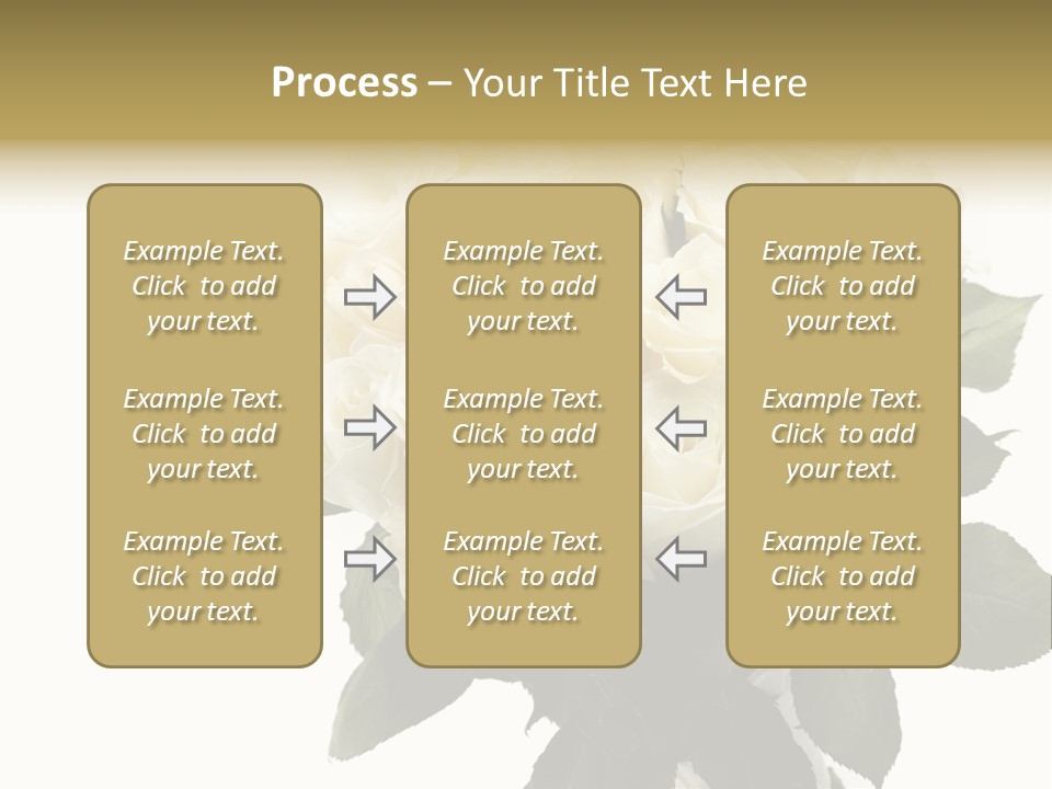 Rose Spring Bud PowerPoint Template