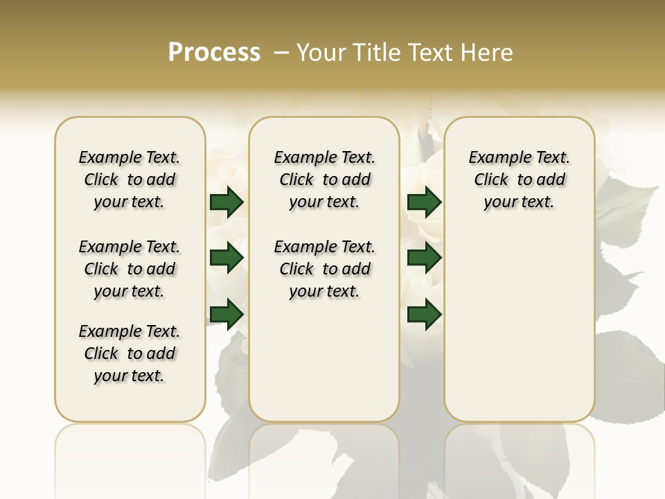 Rose Spring Bud PowerPoint Template