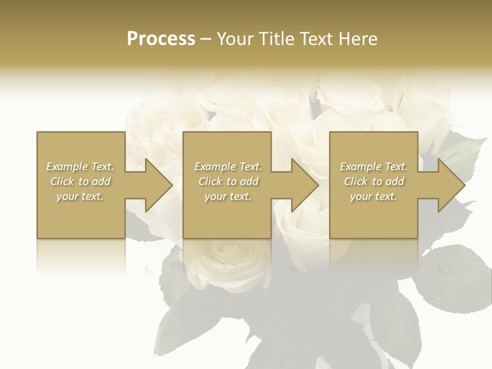Rose Spring Bud PowerPoint Template