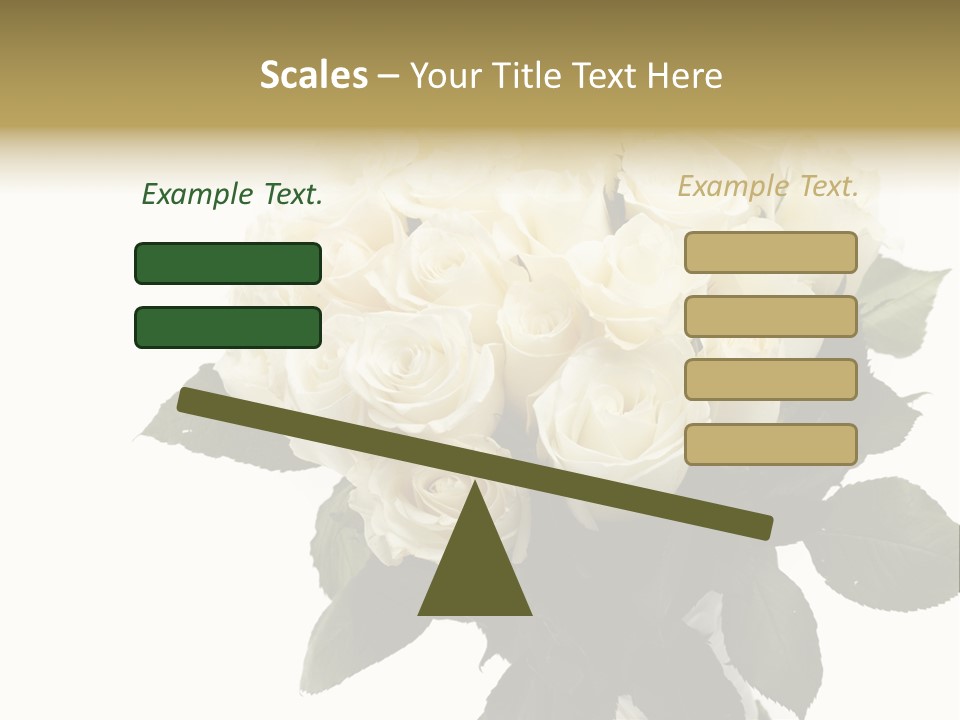 Rose Spring Bud PowerPoint Template