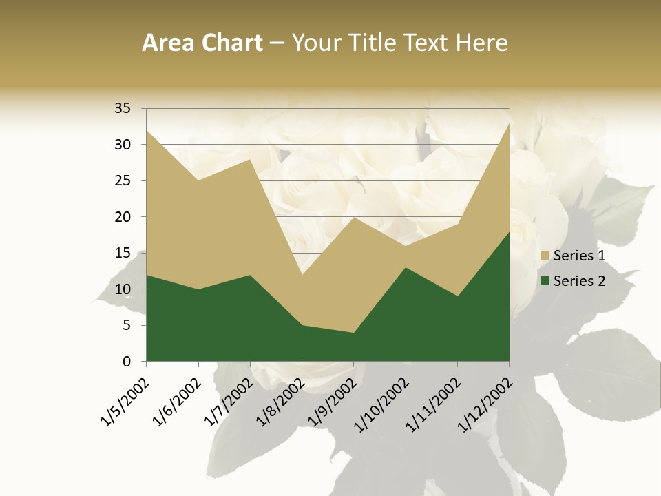 Rose Spring Bud PowerPoint Template