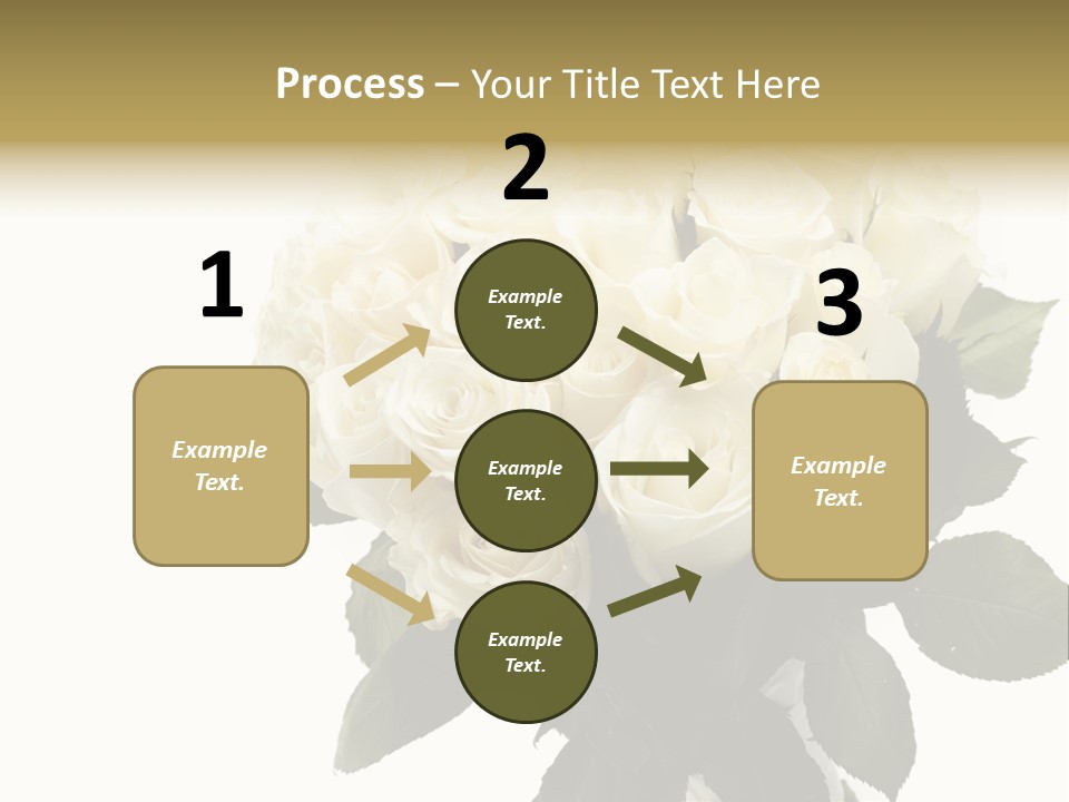 Rose Spring Bud PowerPoint Template