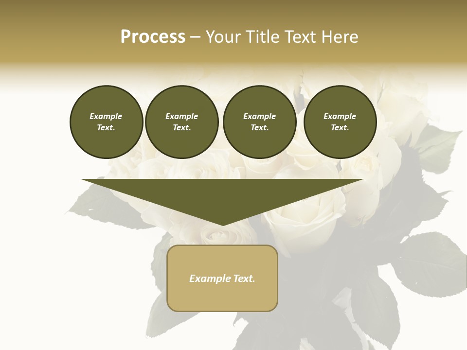 Rose Spring Bud PowerPoint Template