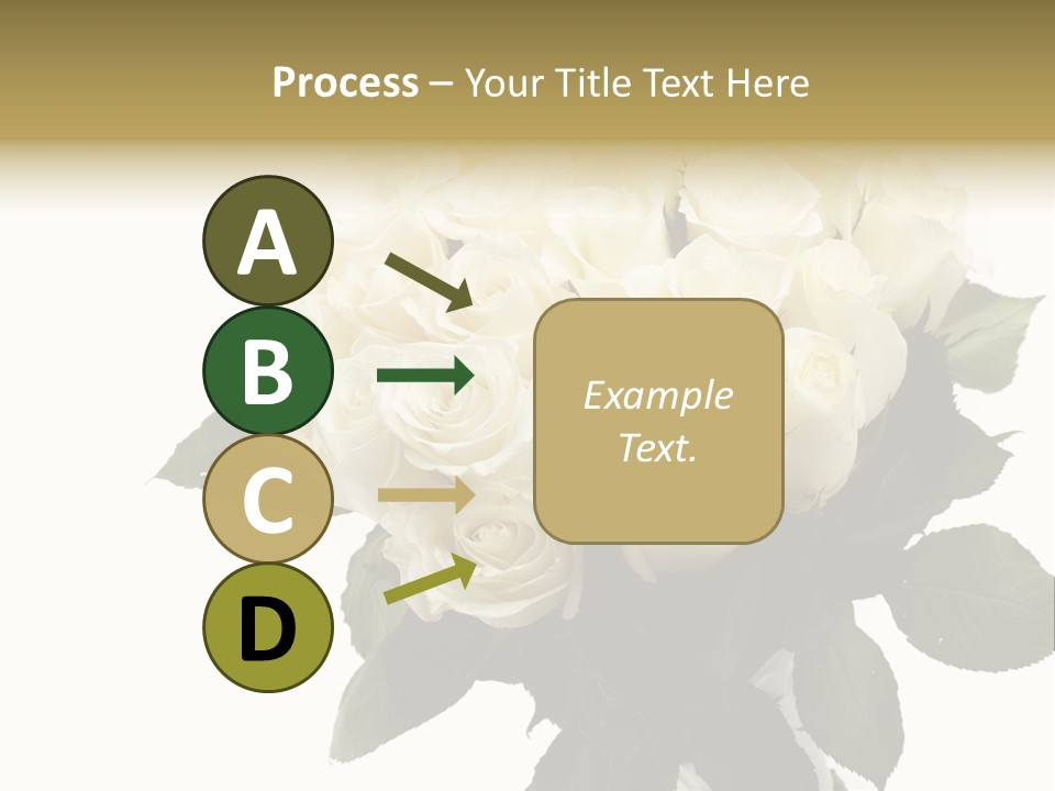 Rose Spring Bud PowerPoint Template