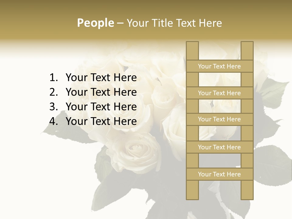 Rose Spring Bud PowerPoint Template