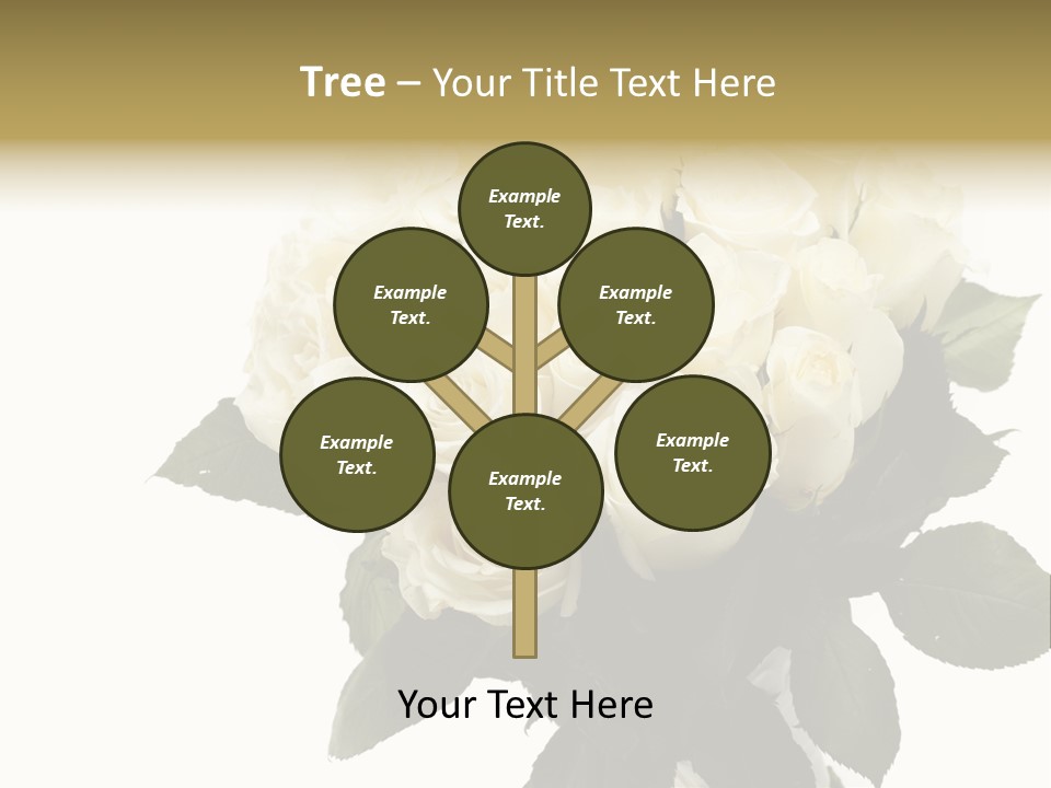 Rose Spring Bud PowerPoint Template