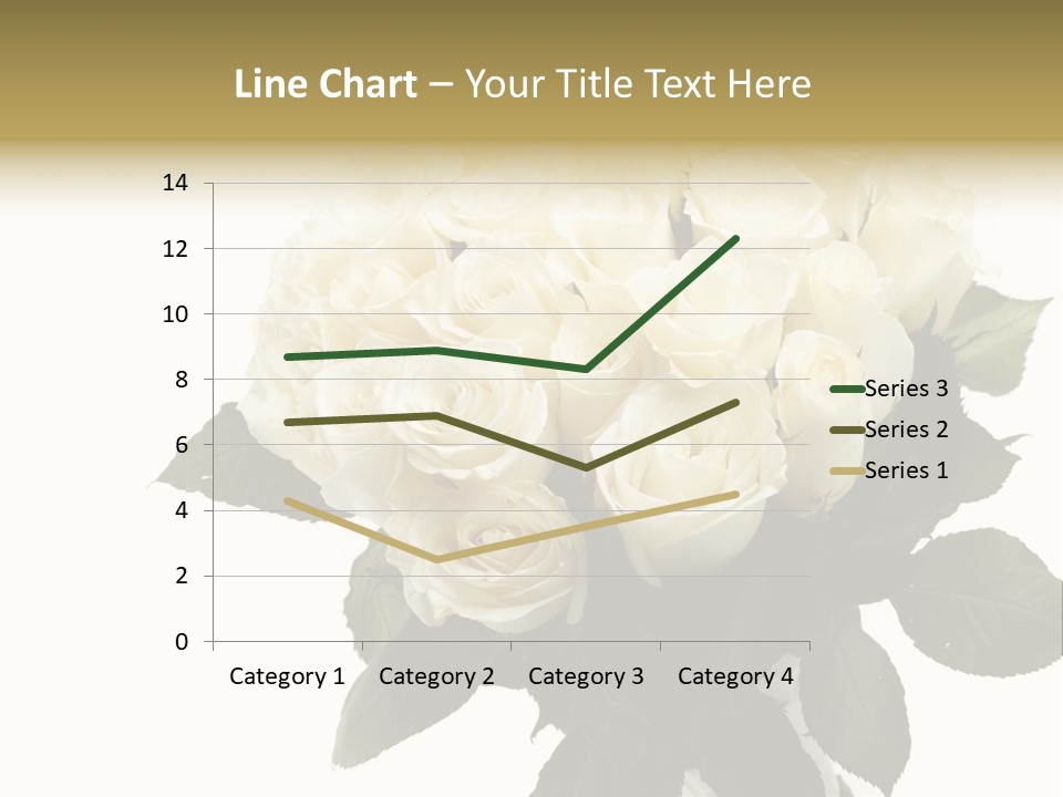 Rose Spring Bud PowerPoint Template