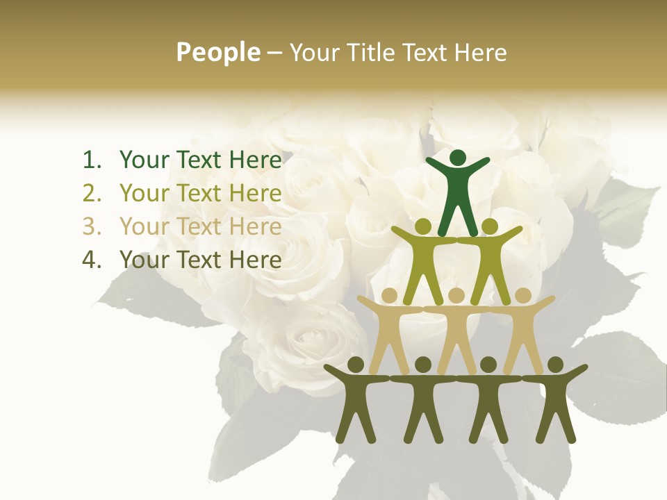 Rose Spring Bud PowerPoint Template