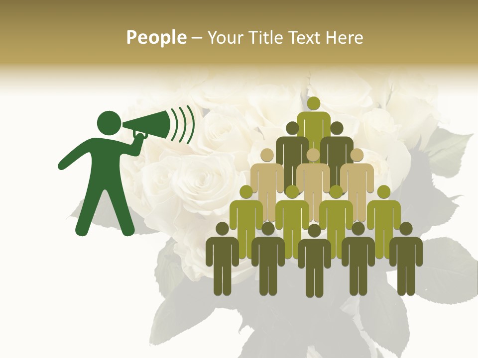 Rose Spring Bud PowerPoint Template