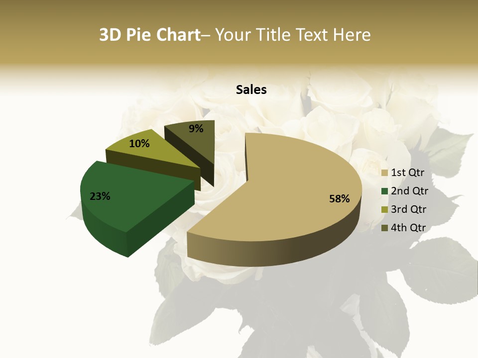 Rose Spring Bud PowerPoint Template