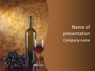 Life Cabernet Expensive PowerPoint Template