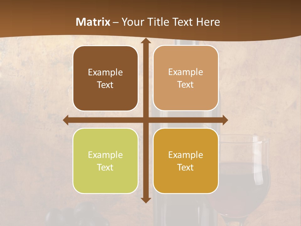 Life Cabernet Expensive PowerPoint Template