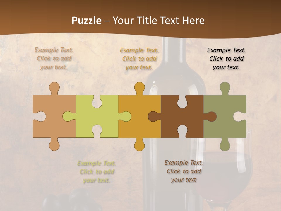 Life Cabernet Expensive PowerPoint Template