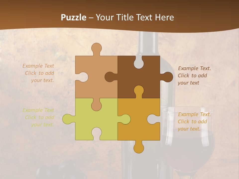 Life Cabernet Expensive PowerPoint Template