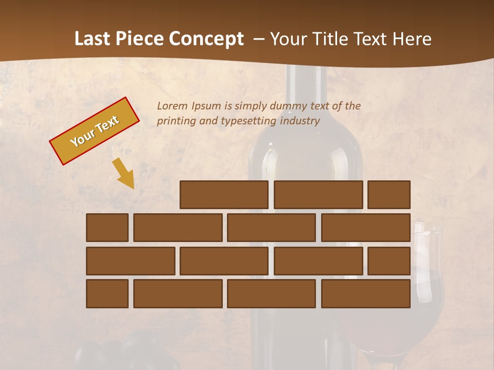 Life Cabernet Expensive PowerPoint Template