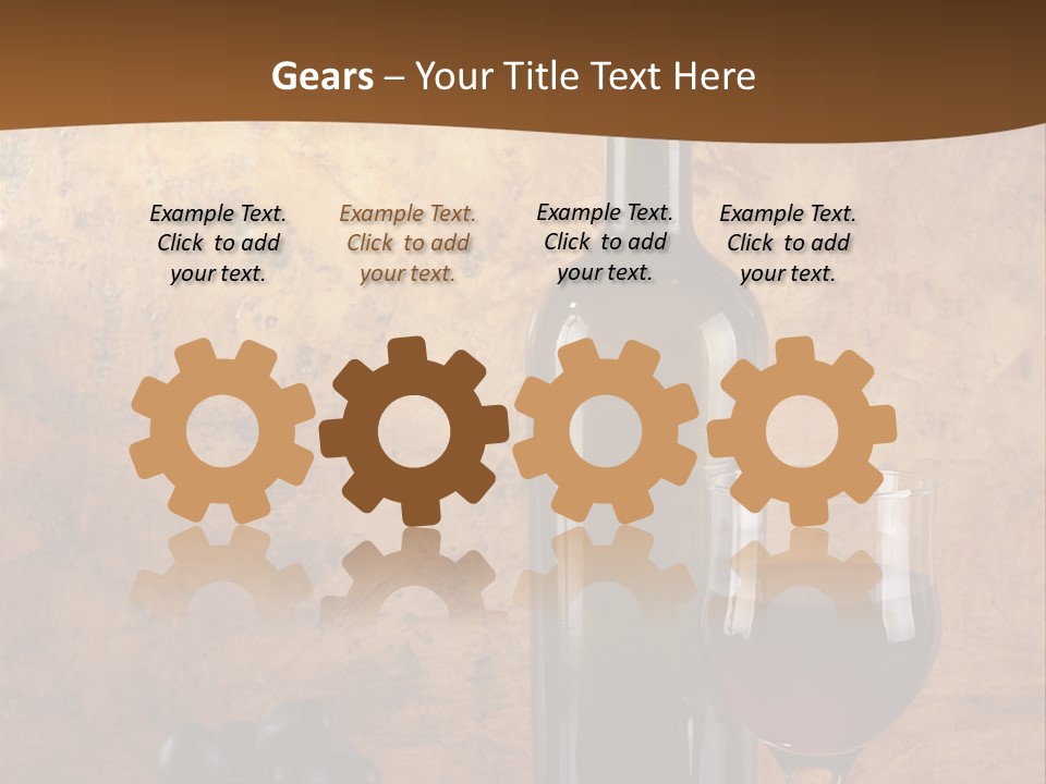 Life Cabernet Expensive PowerPoint Template