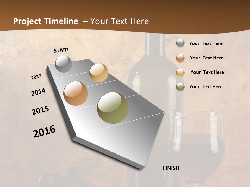Life Cabernet Expensive PowerPoint Template