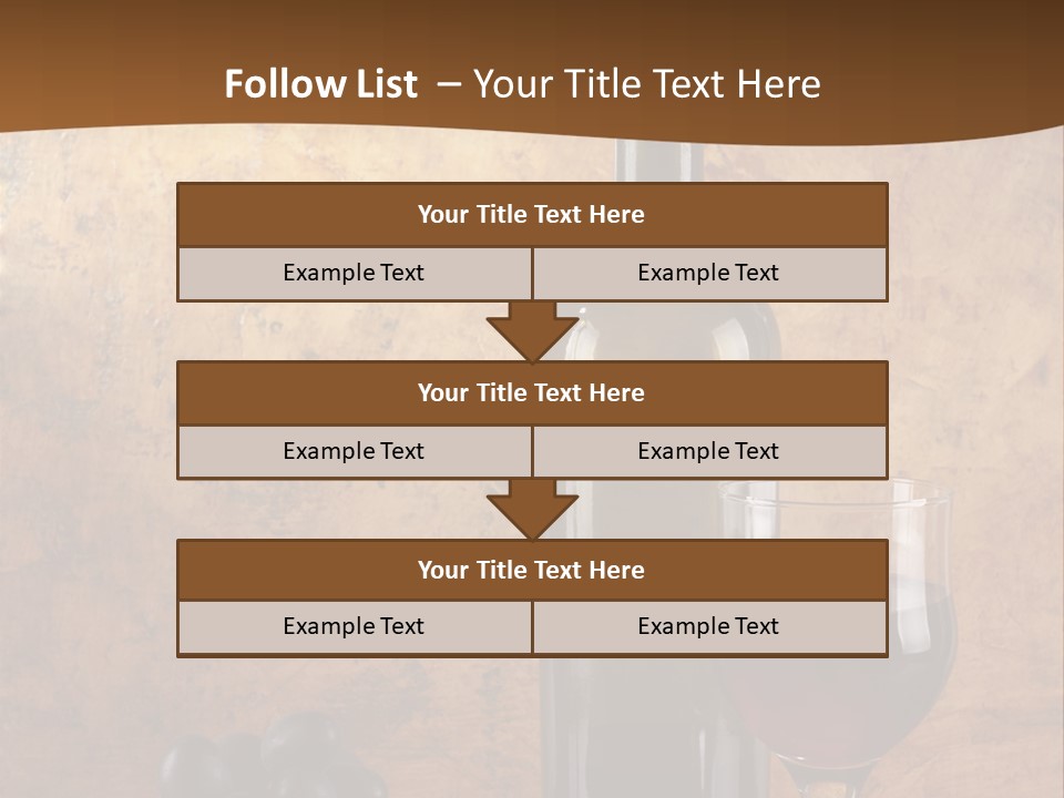 Life Cabernet Expensive PowerPoint Template