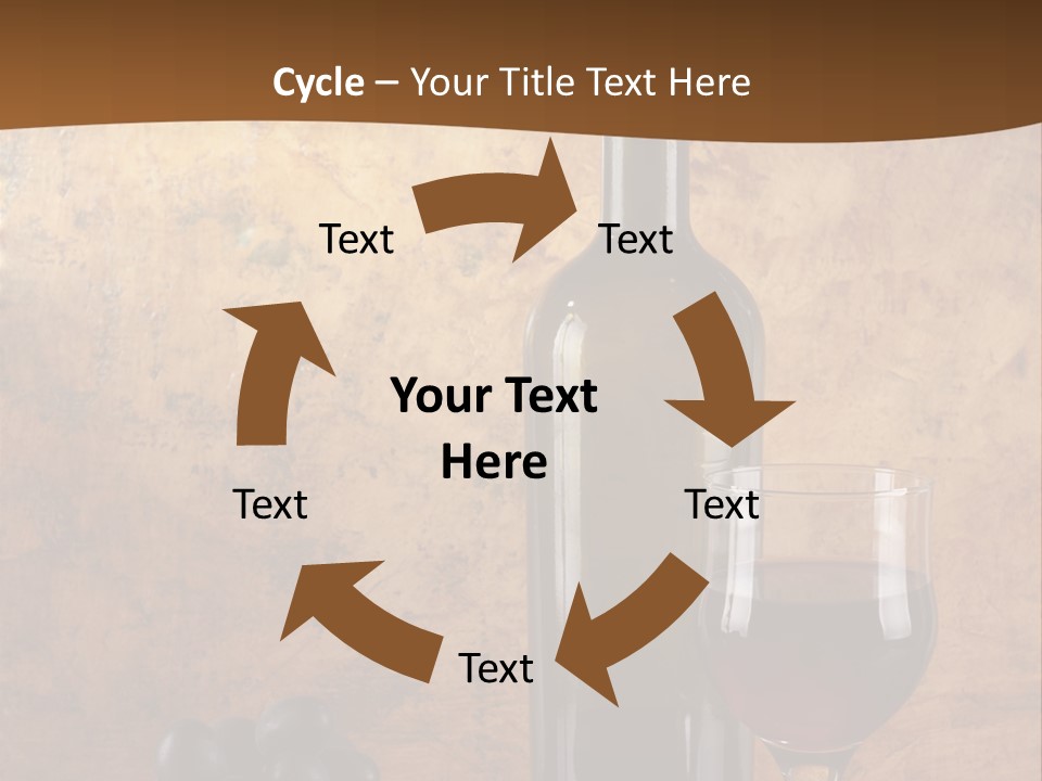 Life Cabernet Expensive PowerPoint Template