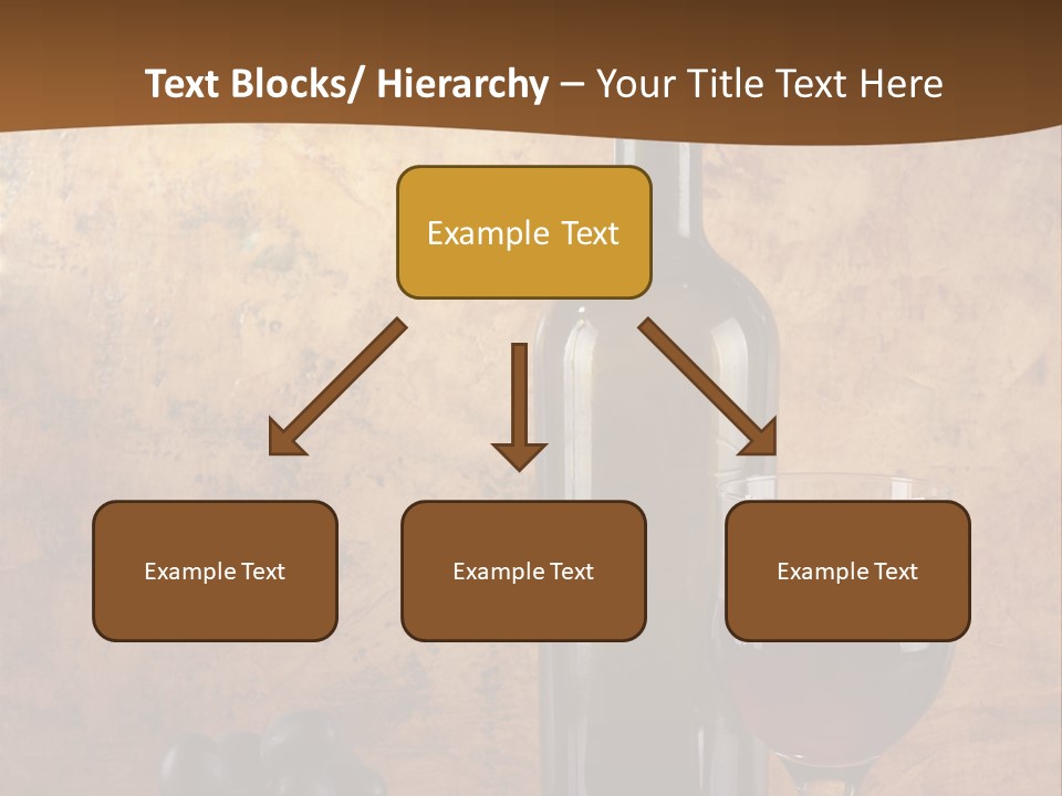 Life Cabernet Expensive PowerPoint Template