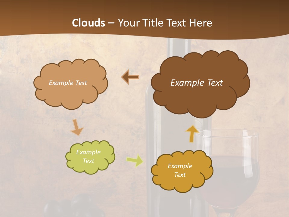 Life Cabernet Expensive PowerPoint Template