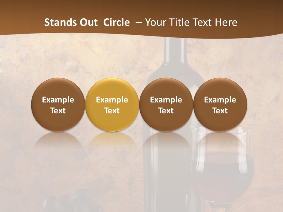 Life Cabernet Expensive PowerPoint Template