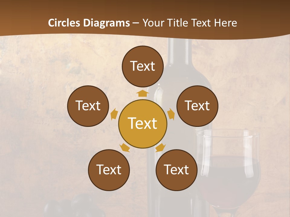 Life Cabernet Expensive PowerPoint Template