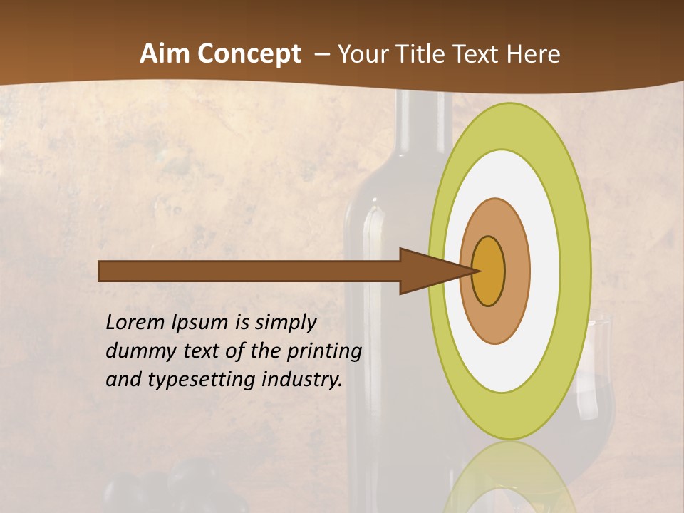 Life Cabernet Expensive PowerPoint Template