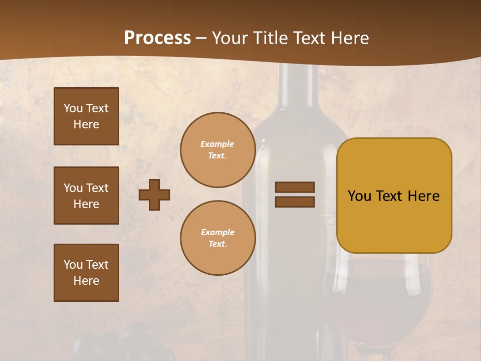 Life Cabernet Expensive PowerPoint Template