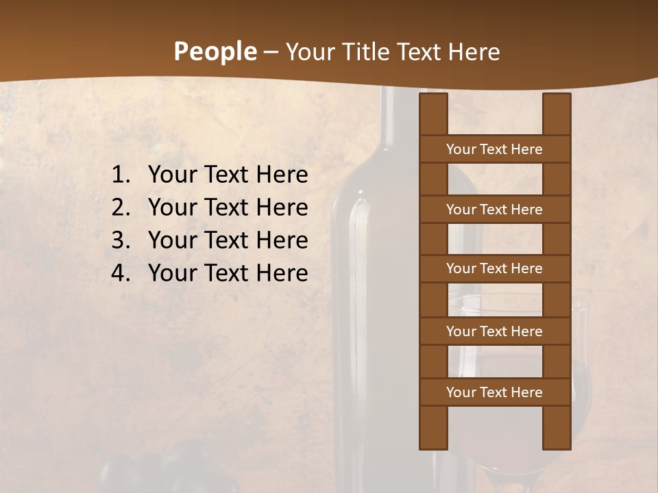 Life Cabernet Expensive PowerPoint Template