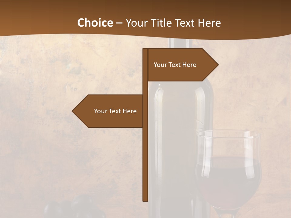 Life Cabernet Expensive PowerPoint Template
