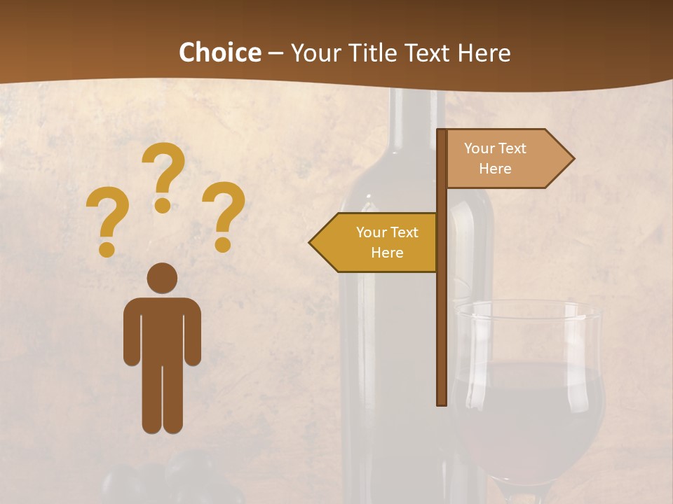 Life Cabernet Expensive PowerPoint Template