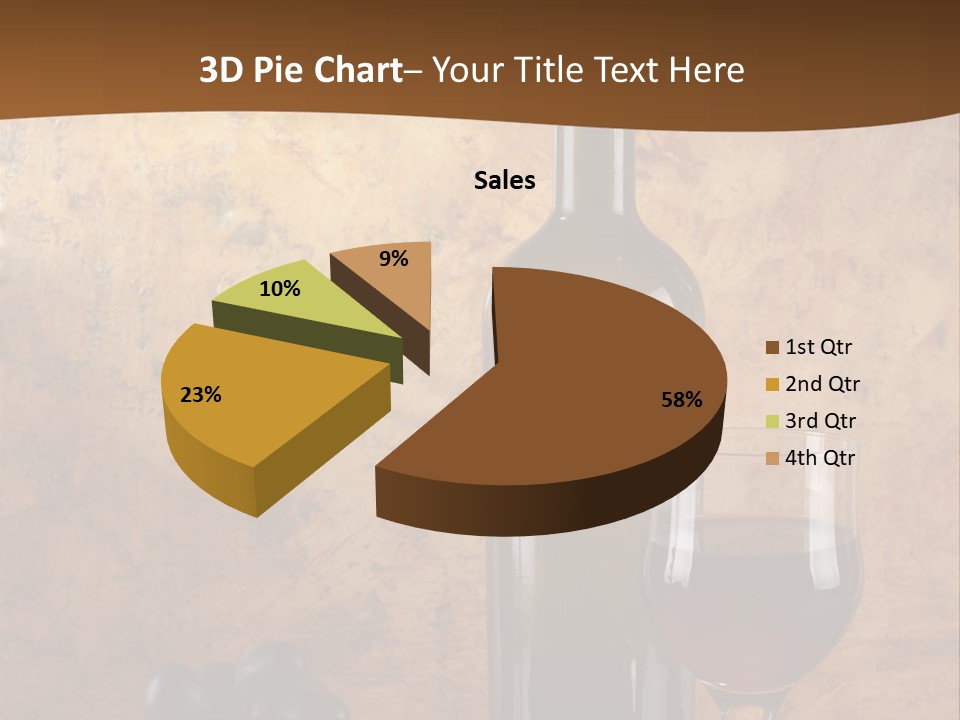 Life Cabernet Expensive PowerPoint Template