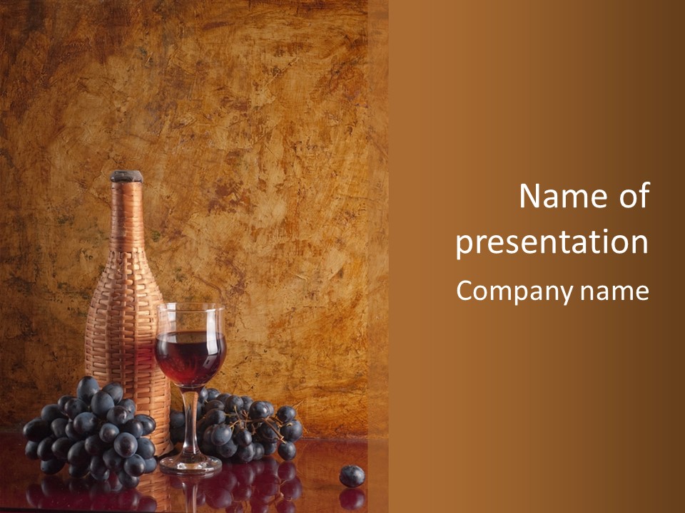 Wine Bar Still PowerPoint Template