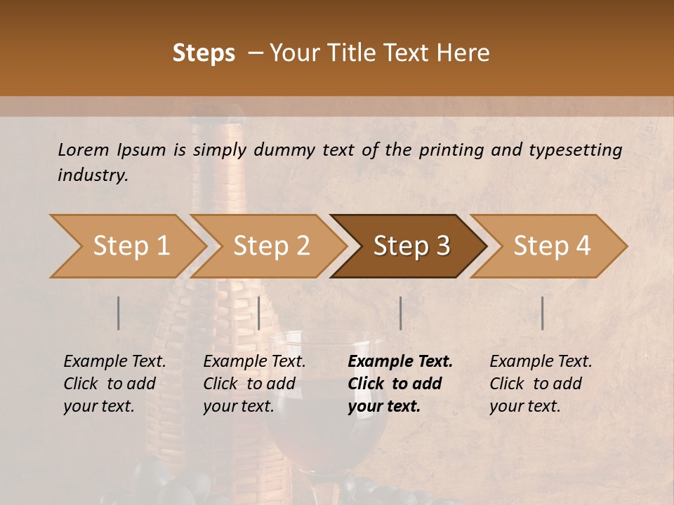 Wine Bar Still PowerPoint Template