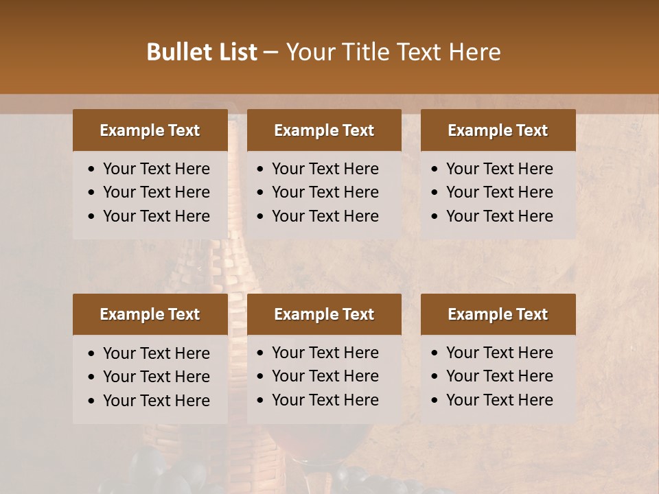 Wine Bar Still PowerPoint Template