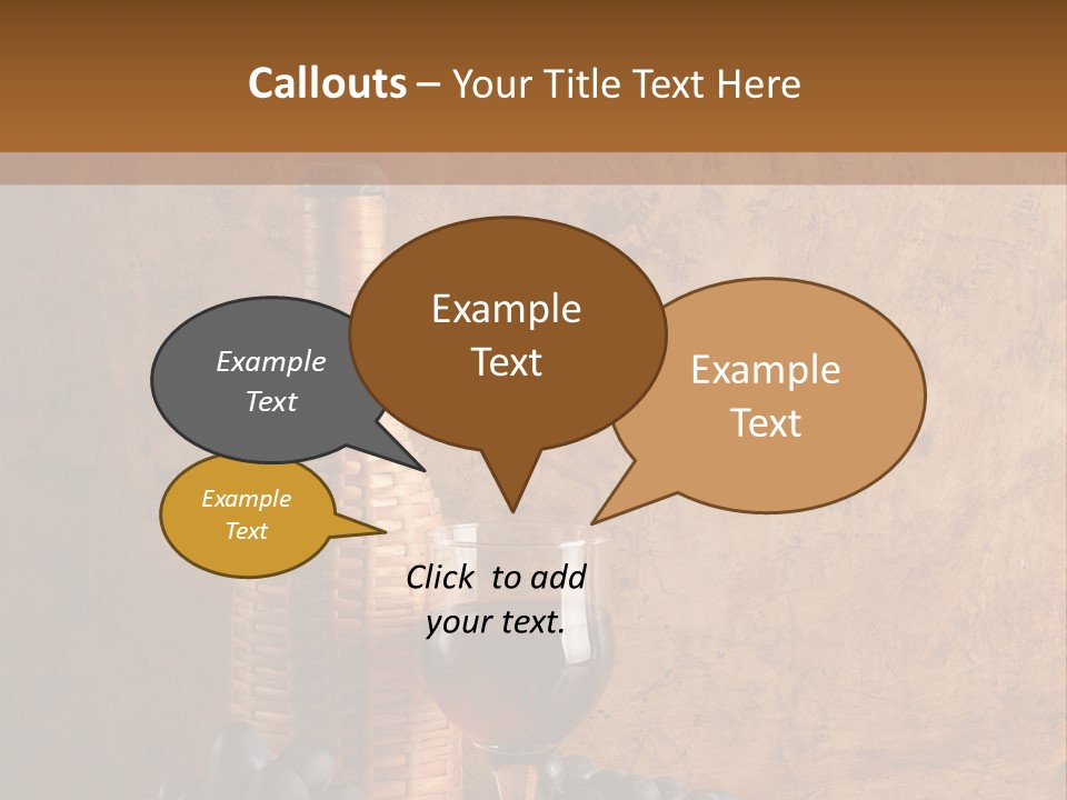 Wine Bar Still PowerPoint Template