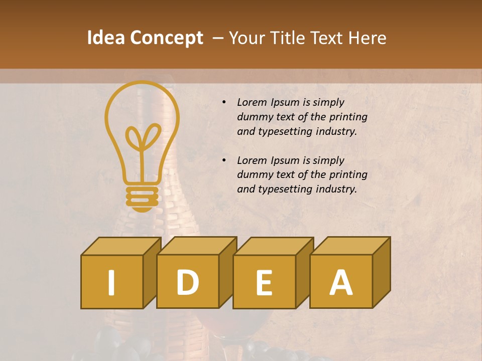 Wine Bar Still PowerPoint Template