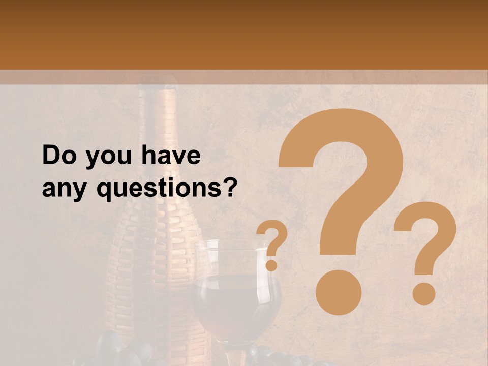 Wine Bar Still PowerPoint Template