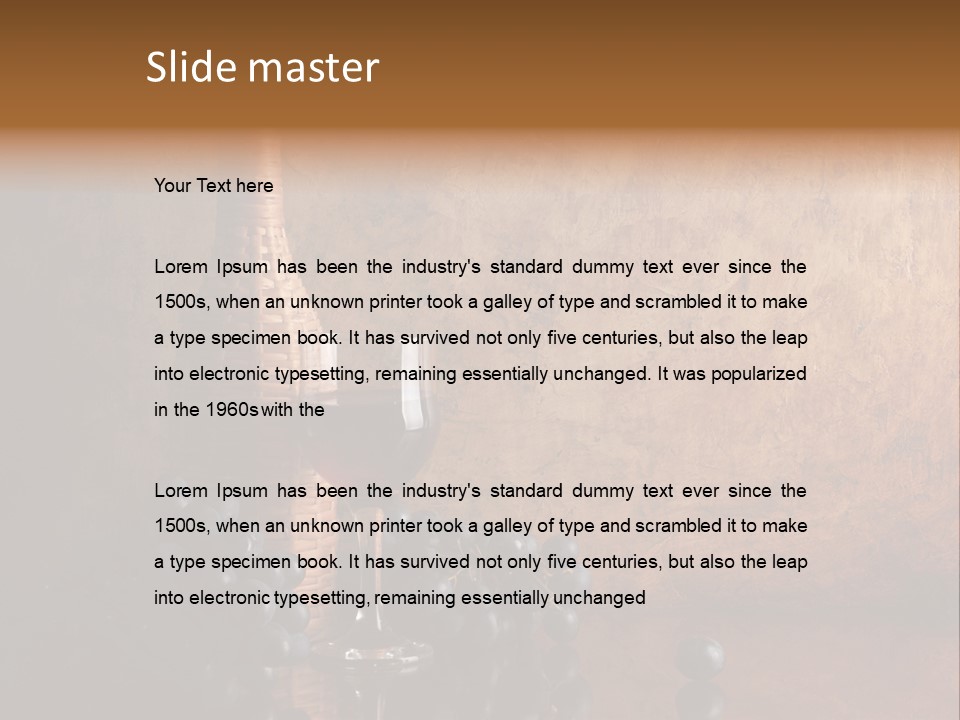 Anniversary Celebrate Grape PowerPoint Template