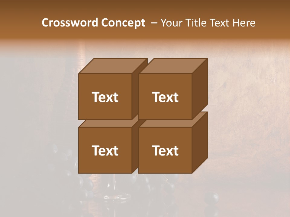 Anniversary Celebrate Grape PowerPoint Template