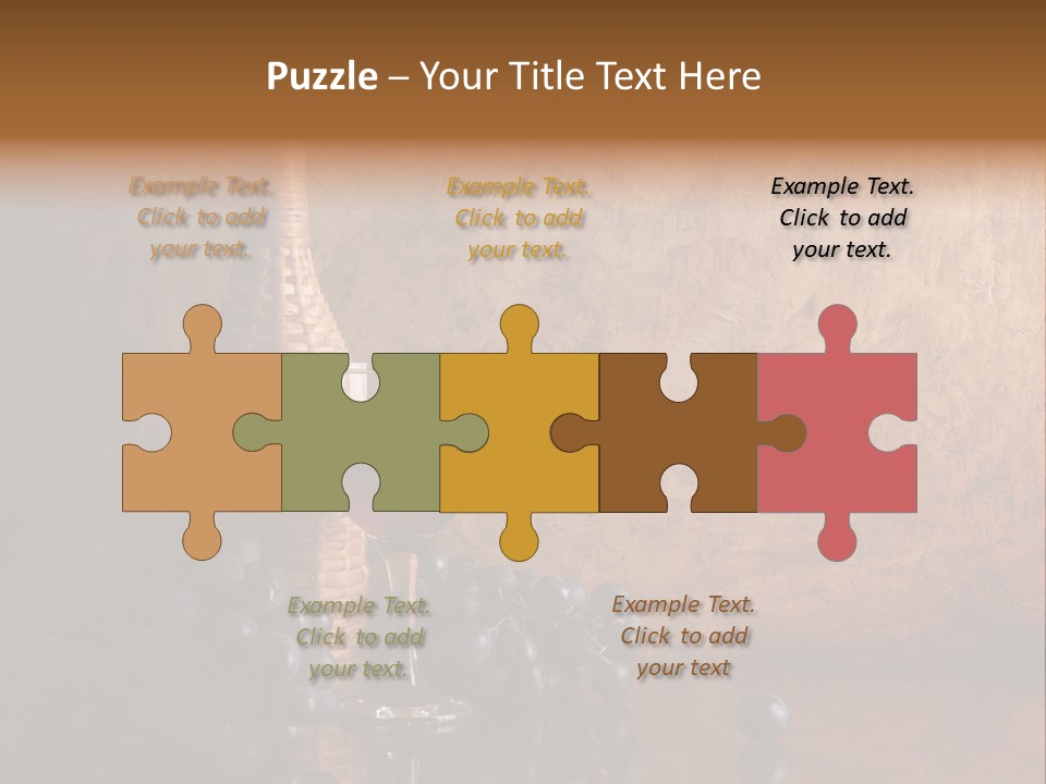 Anniversary Celebrate Grape PowerPoint Template