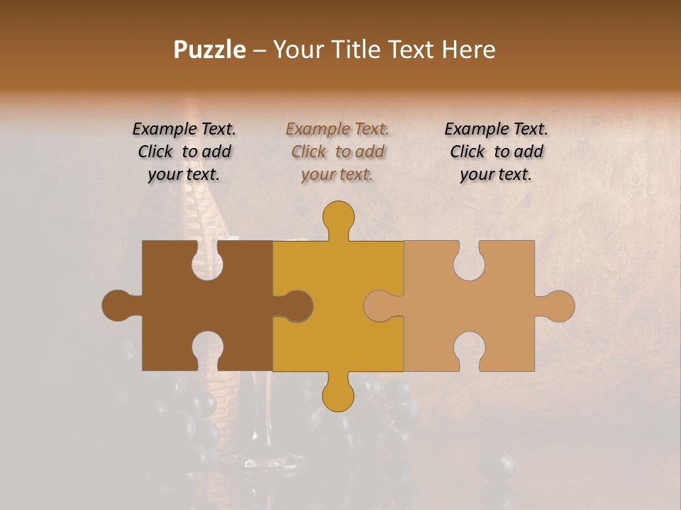 Anniversary Celebrate Grape PowerPoint Template