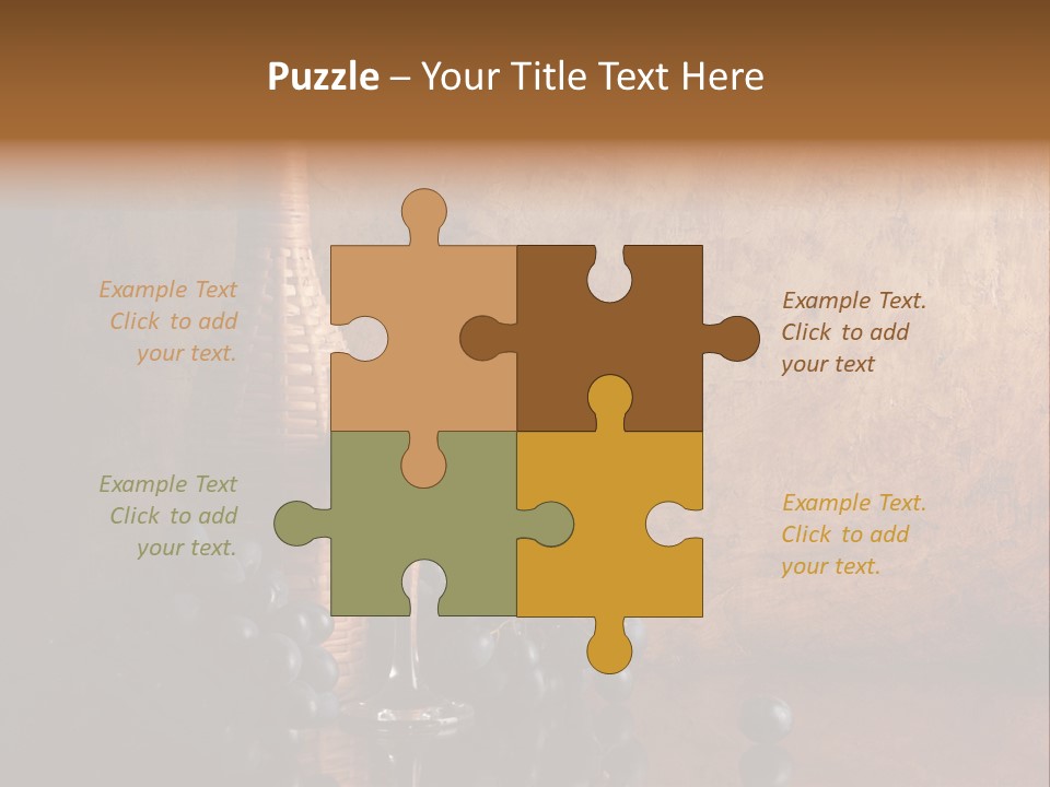 Anniversary Celebrate Grape PowerPoint Template