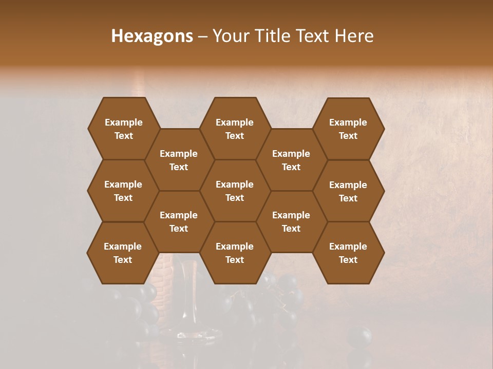 Anniversary Celebrate Grape PowerPoint Template