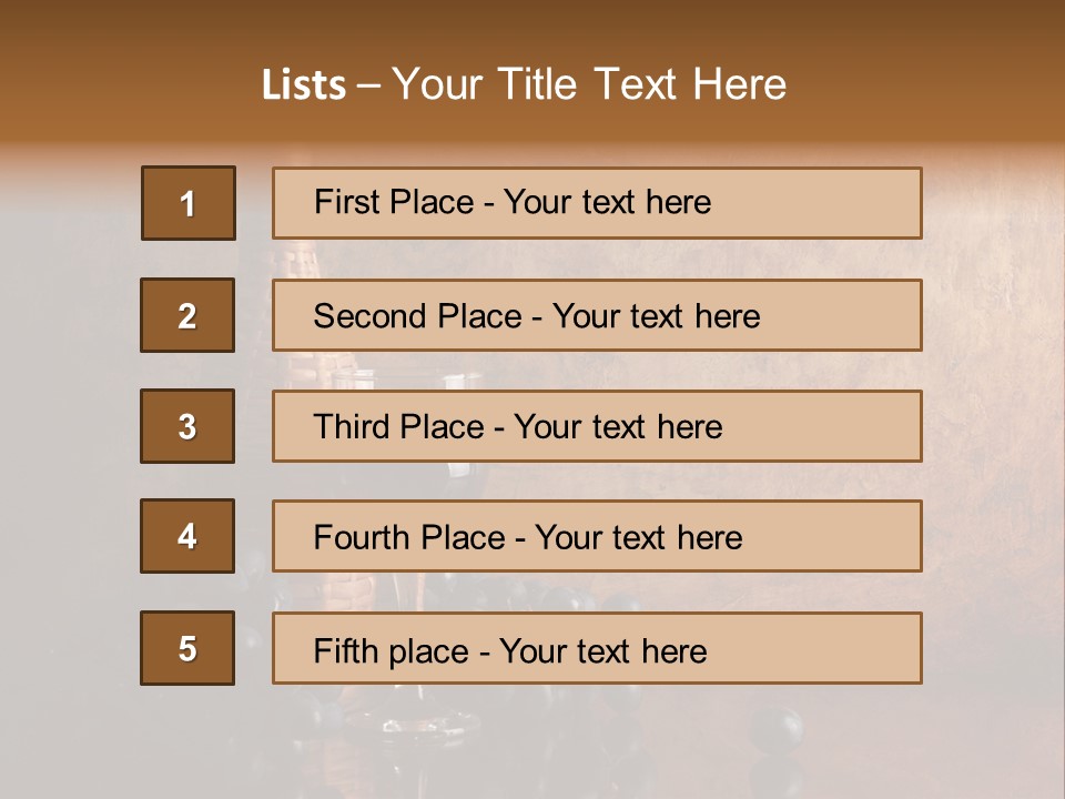 Anniversary Celebrate Grape PowerPoint Template