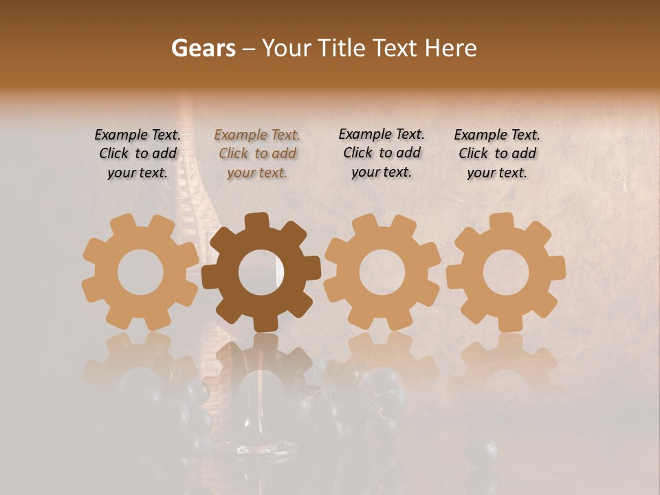 Anniversary Celebrate Grape PowerPoint Template