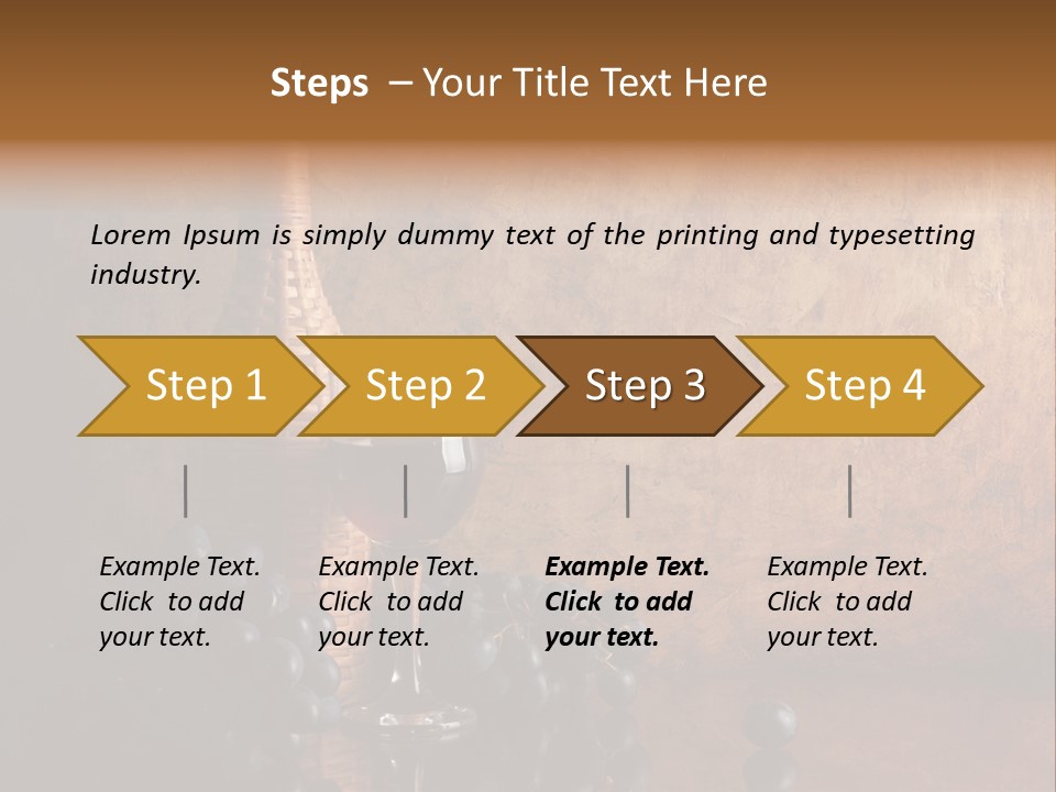 Anniversary Celebrate Grape PowerPoint Template